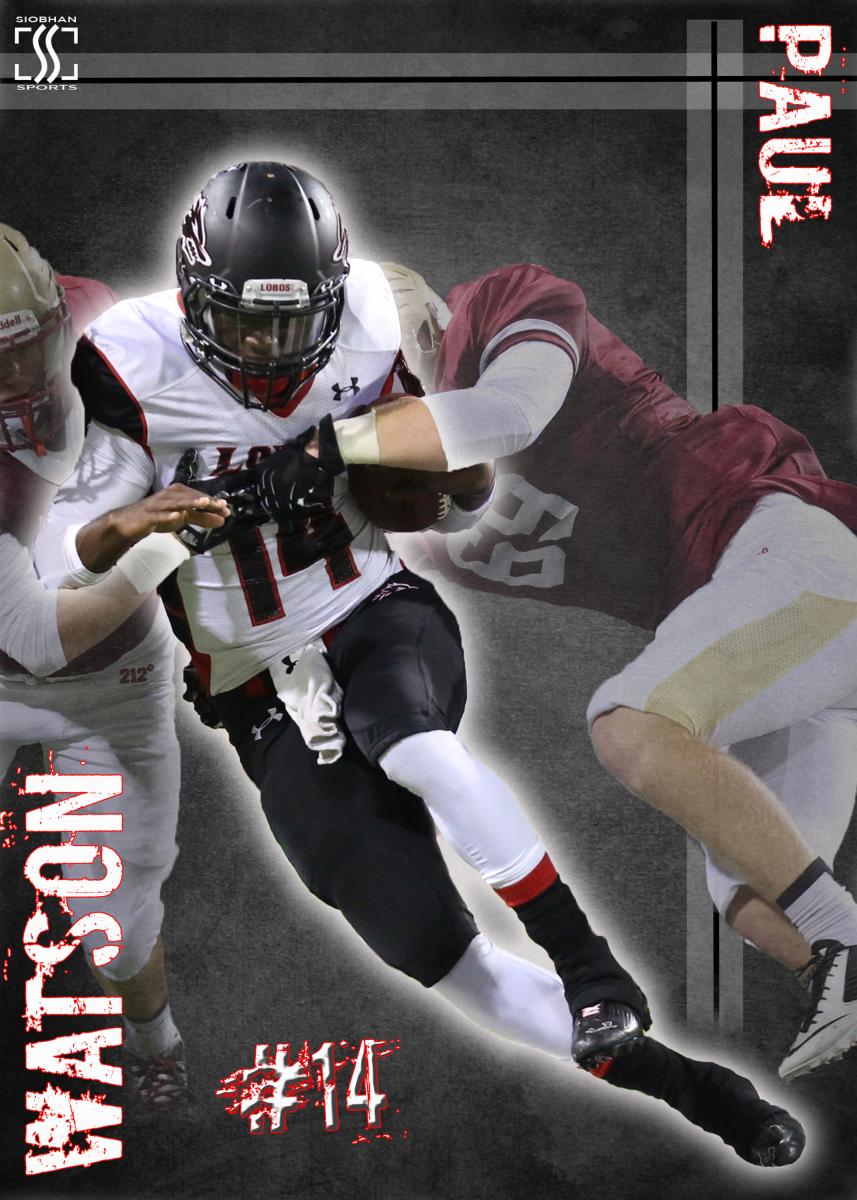 Sports Action Poster -Langham Creek Football