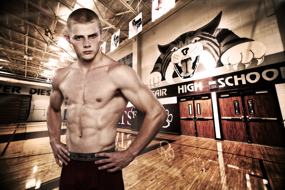 HDR Sports Portrait - Cy-Fair Wrestling