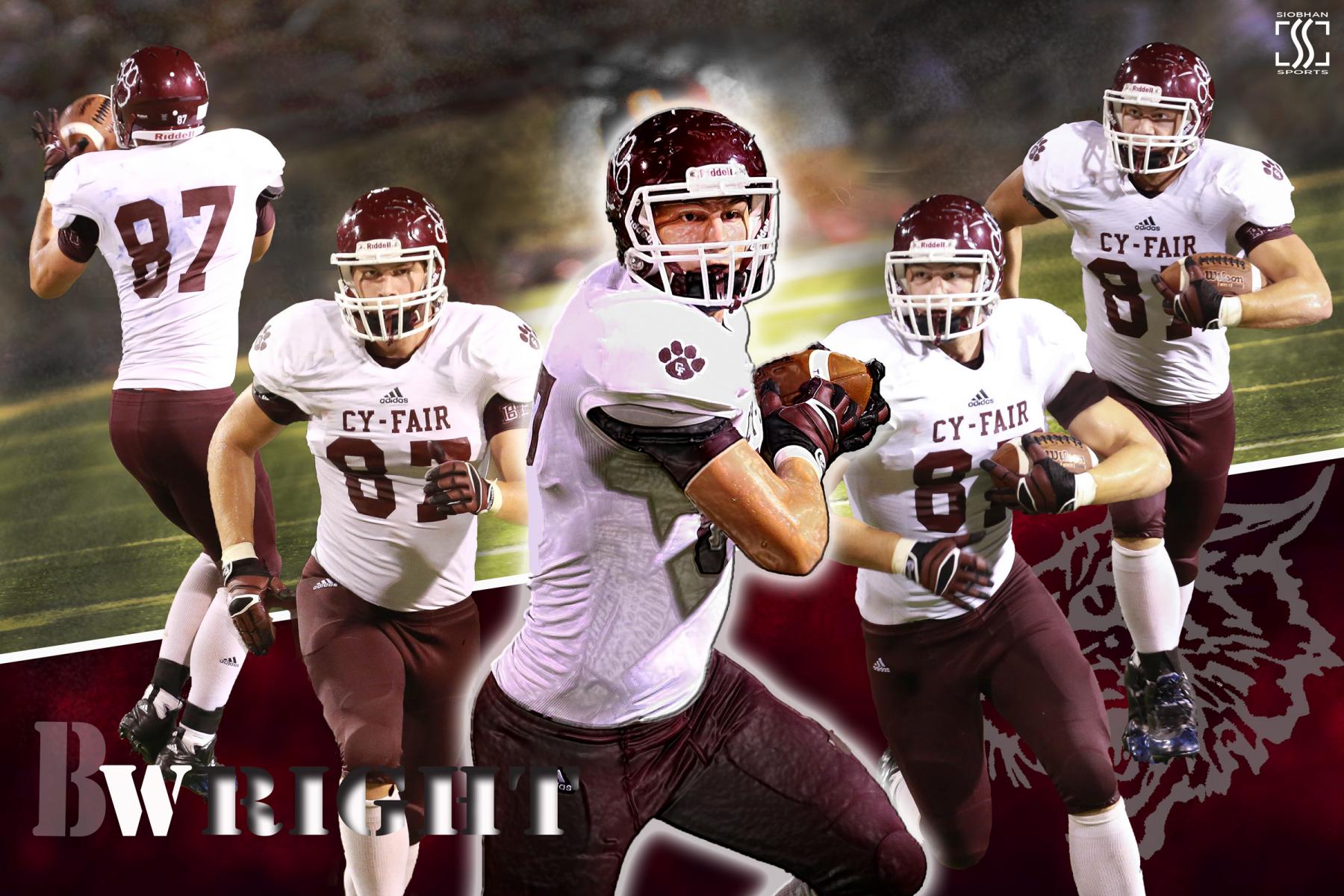 Sports Action Poster - Cy-Fair Football